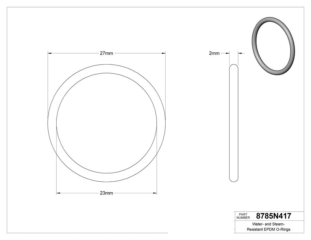 Technical drawing - 8785N417